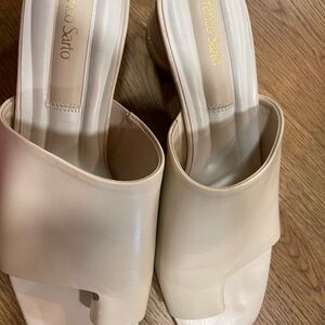 Franco Sarto Women's Tan Mules